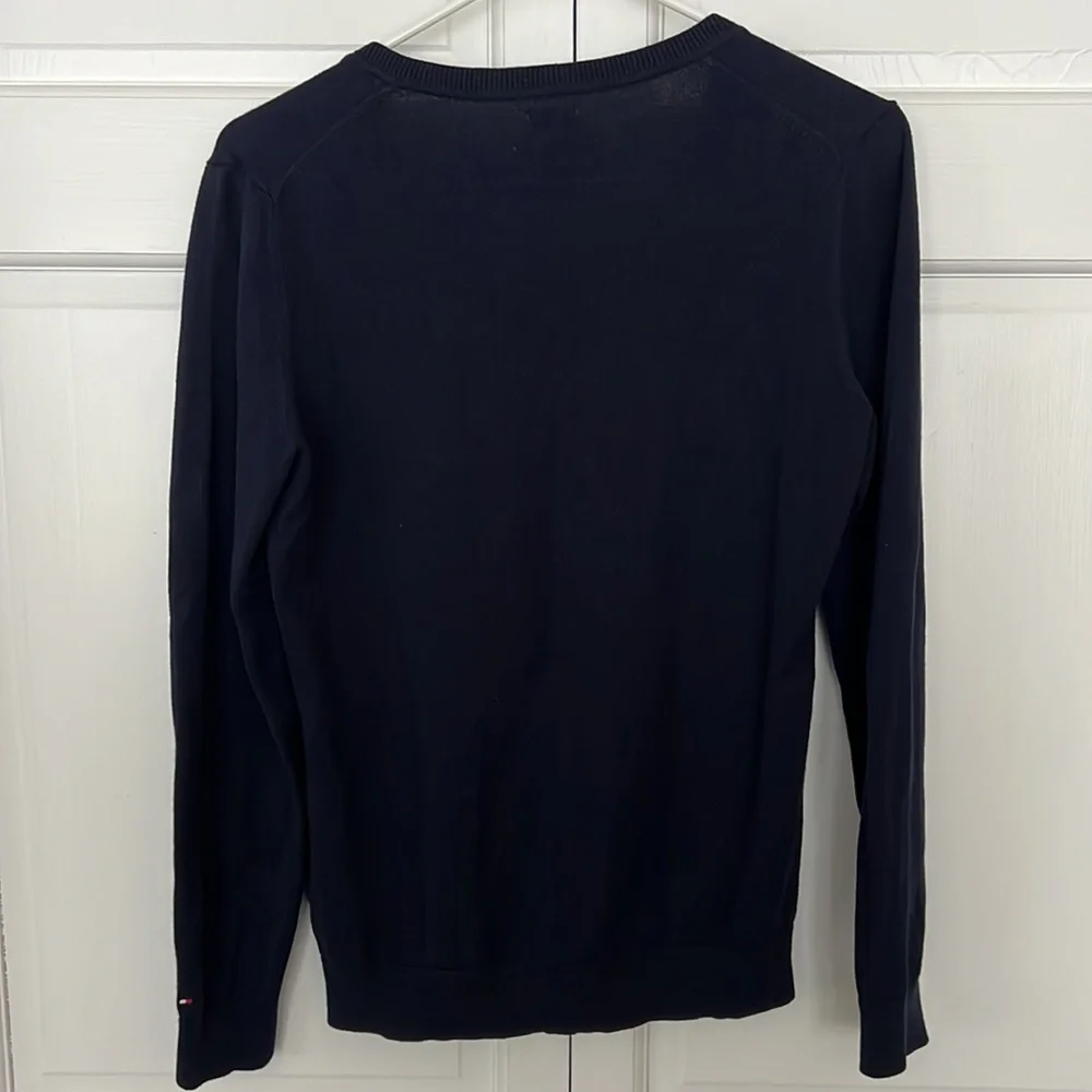 Tommy Hilfiger Argyle V-Neck Sweater - Picture 6 of 6